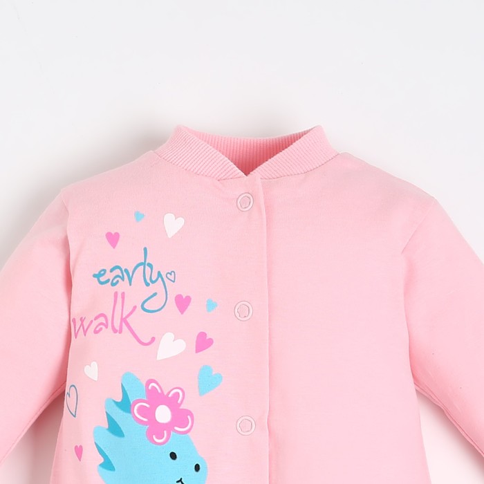 

Комбинезон для девочки, цвет розовый, рост 56 см