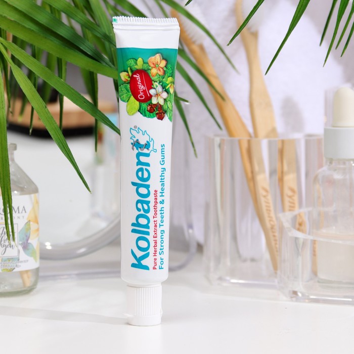 

Органическая паста для зубов и десен Kolbadent Herbal Toothpaste, 35 гр
