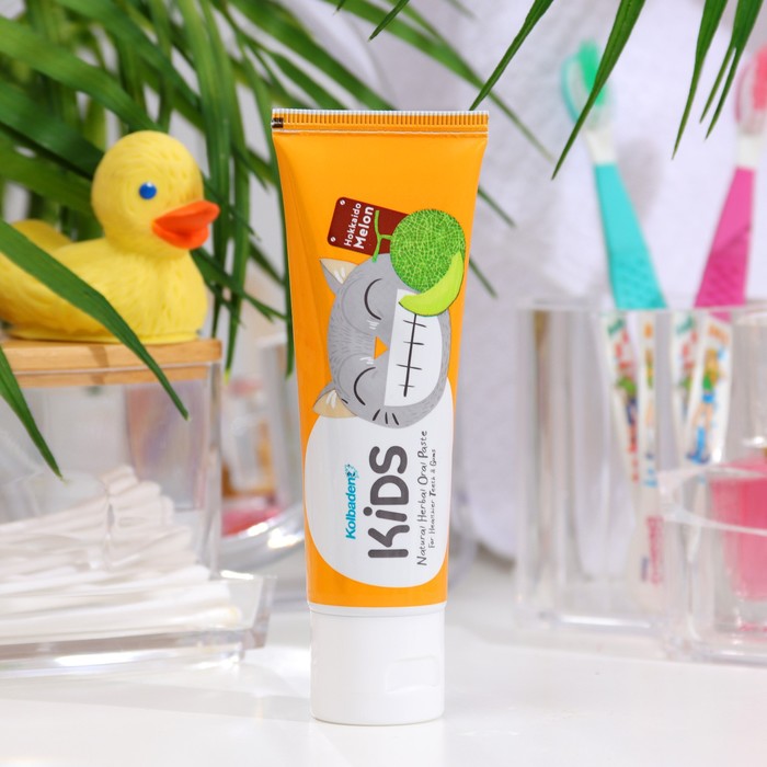 

Органическая паста для зубов и десен Kolbadent Kids Natural Oral Paste Hokkaido Melon, 50 гр