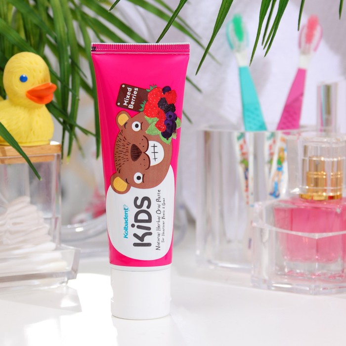 

Органическая паста для зубов и десен Kolbadent Kids Natural Oral Paste Mixed Berries, 50 гр