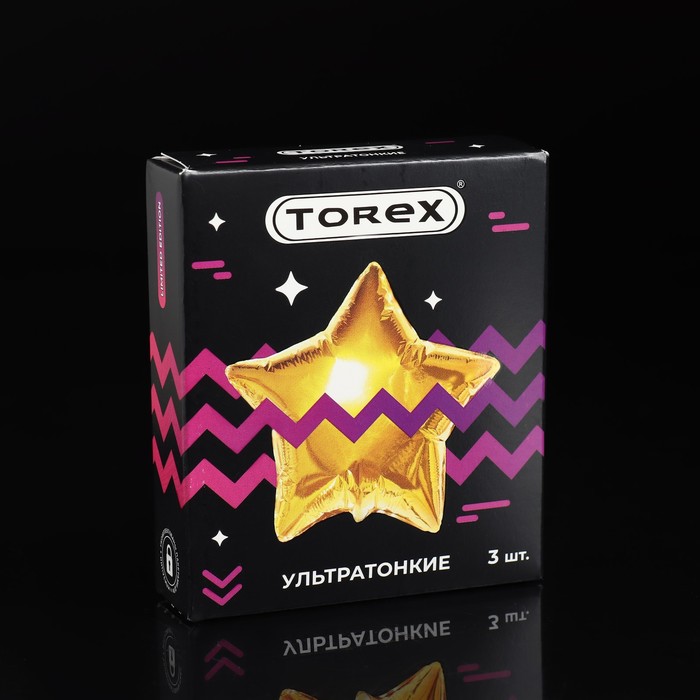Презервативы Torex Party, ультратонкие, 3 шт презервативы torex party ультратонкие 3 шт