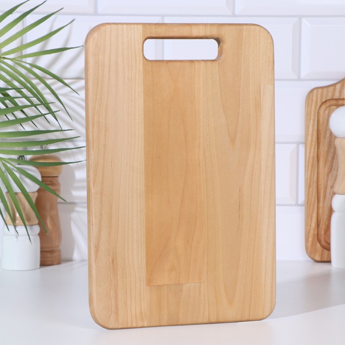 

Доска разделочная деревянная "№1" 29х19 см