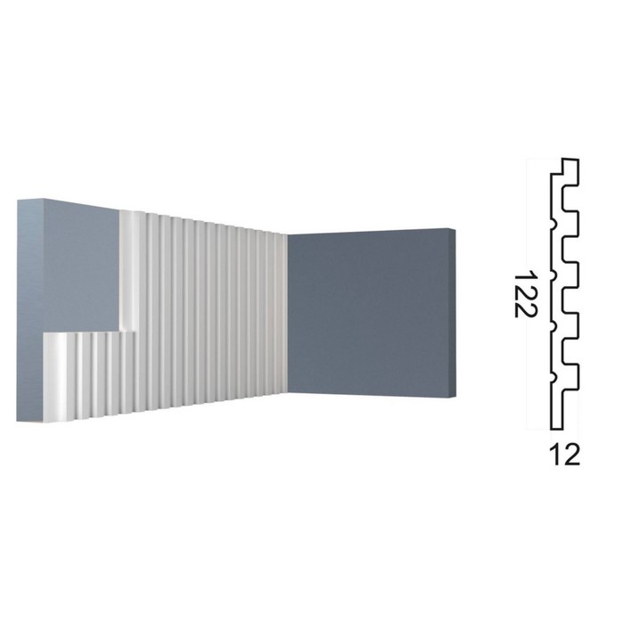 

Стеновая панель Kr208SP, 12,2х1,2х270 см