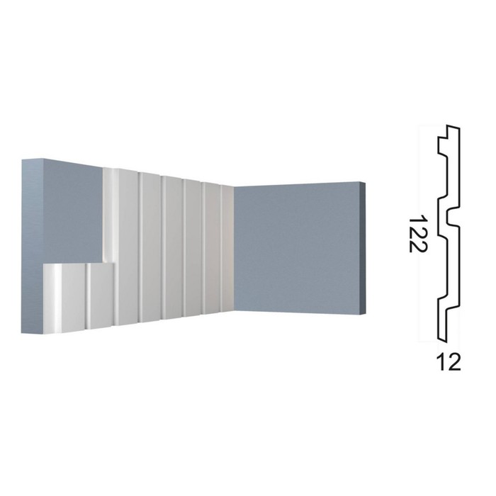

Стеновая панель Kr212SP, 12,2х1,2х270 см