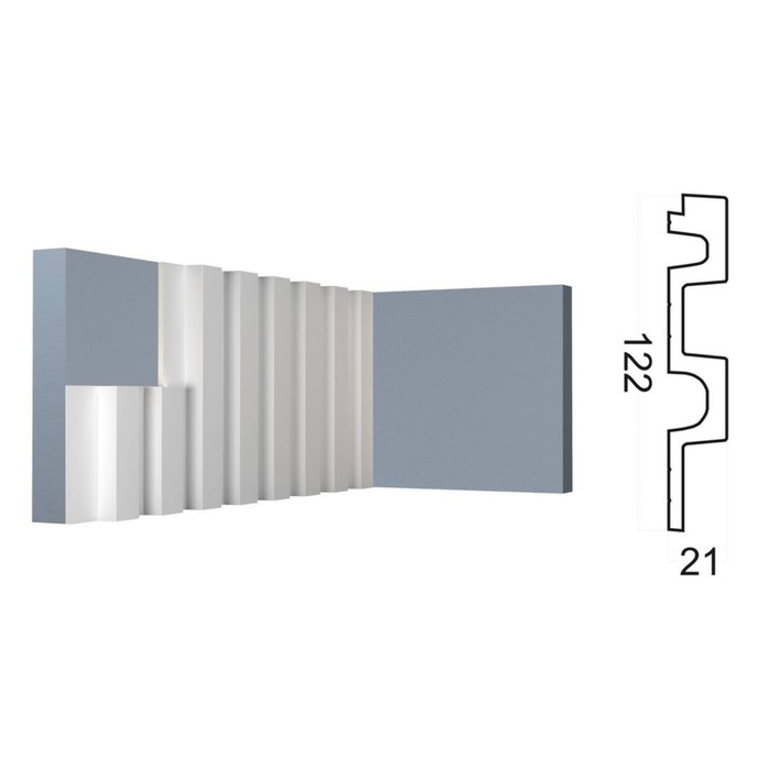 

Стеновая панель Kr216SP, 12,2х2,1х270 см