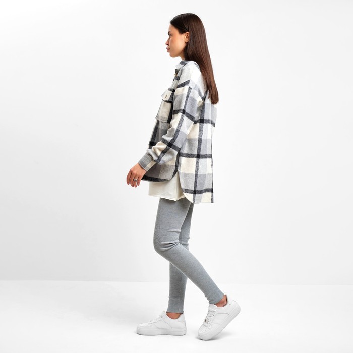 

Рубашка женская MIST утепленная, р. L, серый