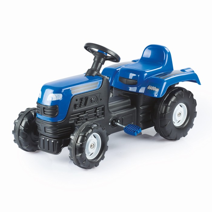 Трактор педальный DOLU Ranchero, клаксон, цвет синий трактор педальный dolu ranchero клаксон цвет синий