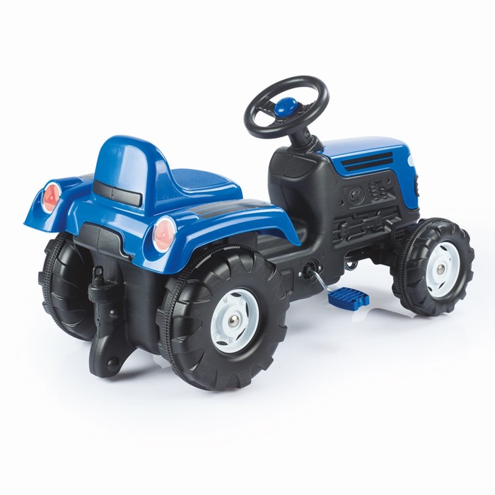 Трактор педальный DOLU Ranchero, клаксон, цвет синий 8045
