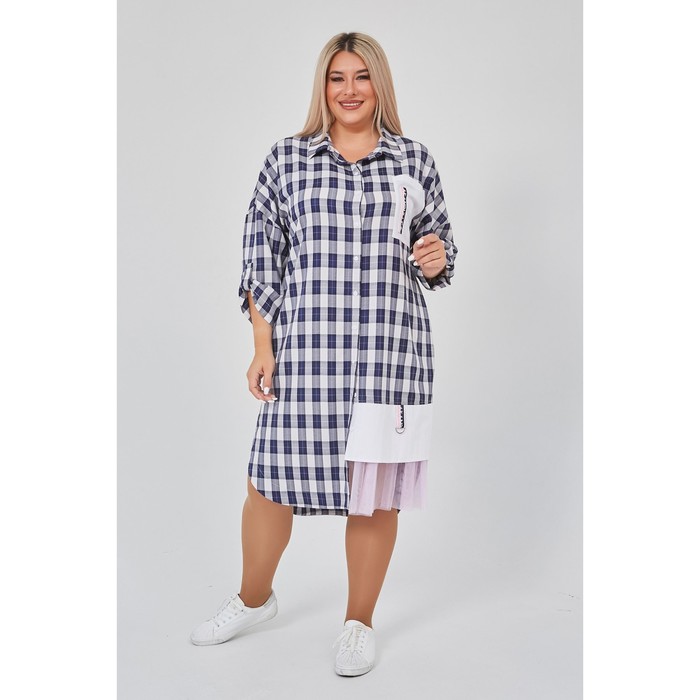 

Платье женское, размер 54, цвет синий