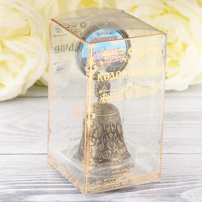 Колокольчик с фольгированной вставкой «Калининград»