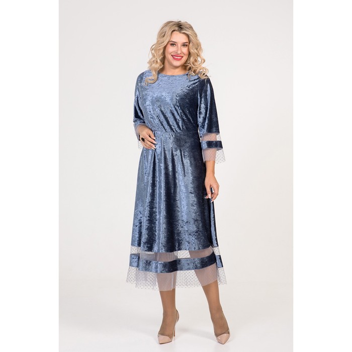 

Платье женское, размер 60, цвет серый