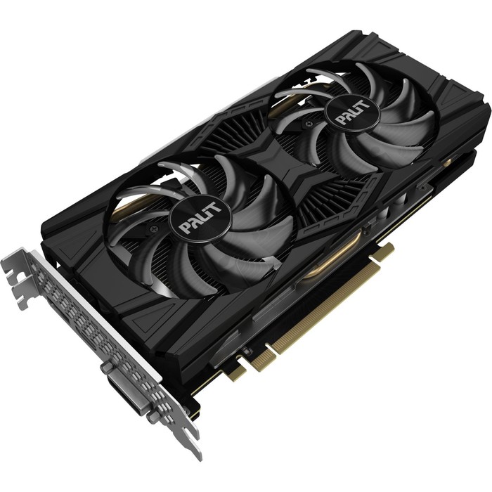 

Видеокарта Palit PA-RTX2060SUPER DUAL 8G, RTX 2060SUPER 8 Гб, GDDR6, HDMI, DP, DVI