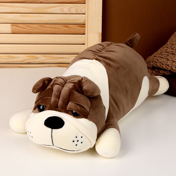 фото Мягкая игрушка-подушка «собака», 40 см, цвета микс