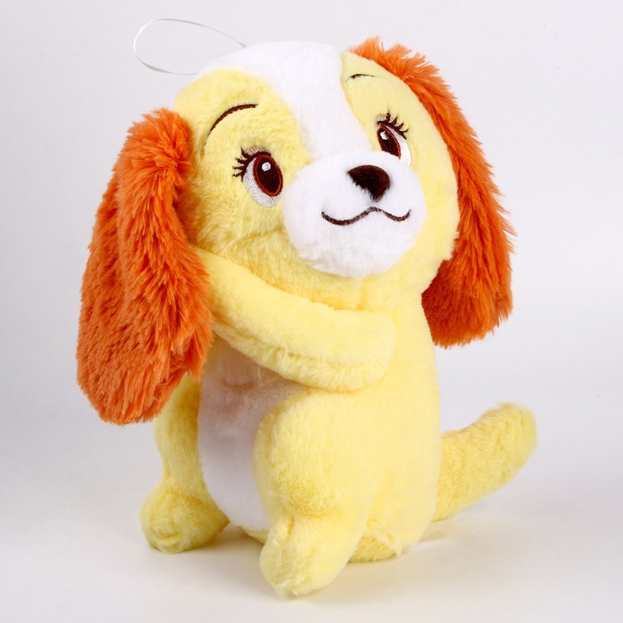 мягкая игрушка собачка 20 см цвет жёлтый Мягкая игрушка «Собачка», 20 см, цвет жёлтый
