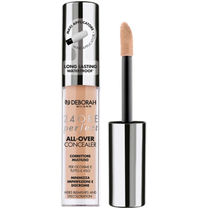 корректор для лица жидкий 24 ore perfect all over concealer 5 5г 02 beige Корректор жидкий Deborah Milano 24 Ore Perfect All Over Concealer, тон 03 песочный, 5.5 г