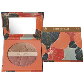 

Пудра бронзер Deborah Milano Tropical bronze, тон 01, 18 г