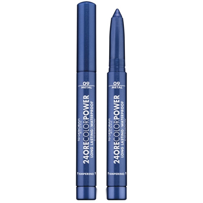 

Тени карандаш стойкие Deborah 24 Ore Color Power, тон 09 ночной синий, 1.4 г