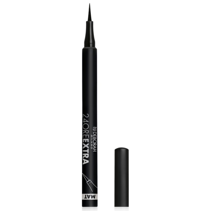 Подводка для век Deborah Milano Eyeliner Pen 24 Ore Extra Mat, матовая, тон чёрный, 1.5 г подводка для век 24 ore extra eyeliner 1 5г black mat