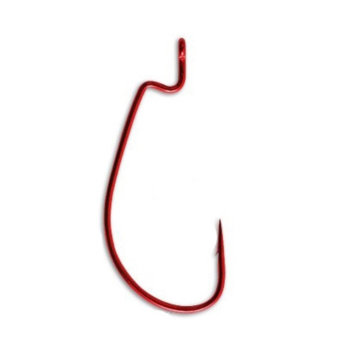 

Офсетные крючки VANFOOK Worm-55R, крючок № 4/0, красный, набор, 02994