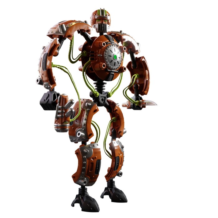 Игрушка-трансформер Giga bots «СкрапБот» фигурка трансформер giga bots хазбот 33см