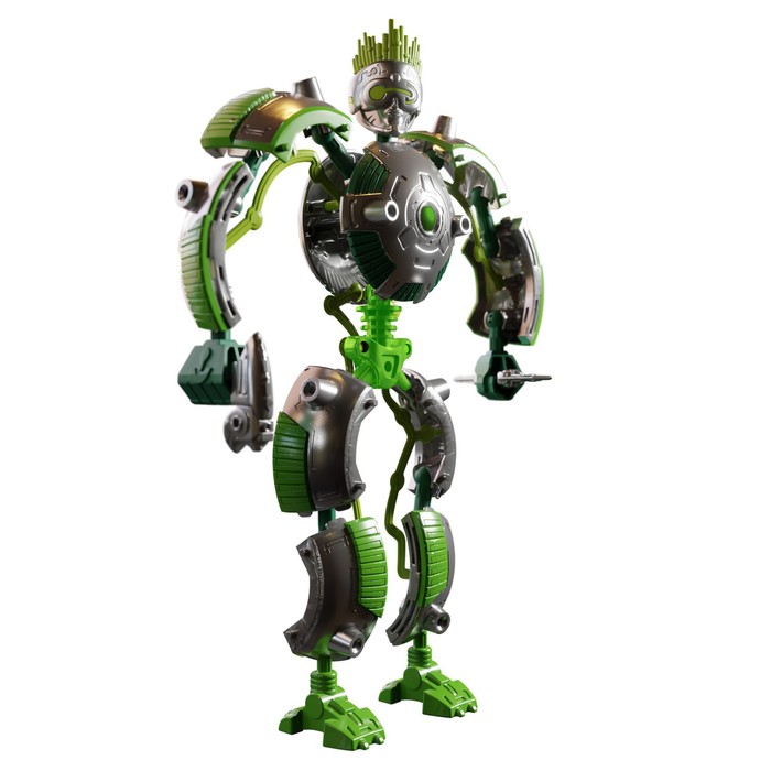 Игрушка-трансформер Giga bots «ФрагБот» роботы giga bots робот трансформер зверь аракнис