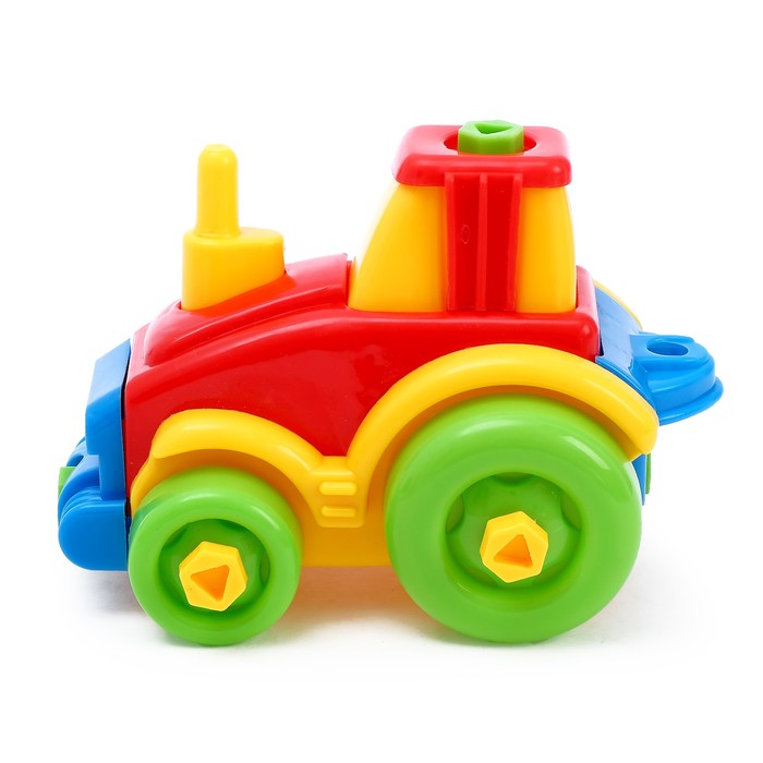Конструктор для малышей «Трактор», 22 детали, цвета МИКС