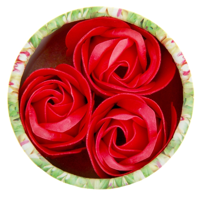 Мыльные лепестки в круглой коробке "Гармонии и счастья!"