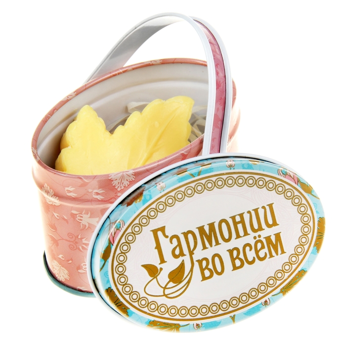 Мыло в шкатулке-корзиночке "Гармонии во всем"