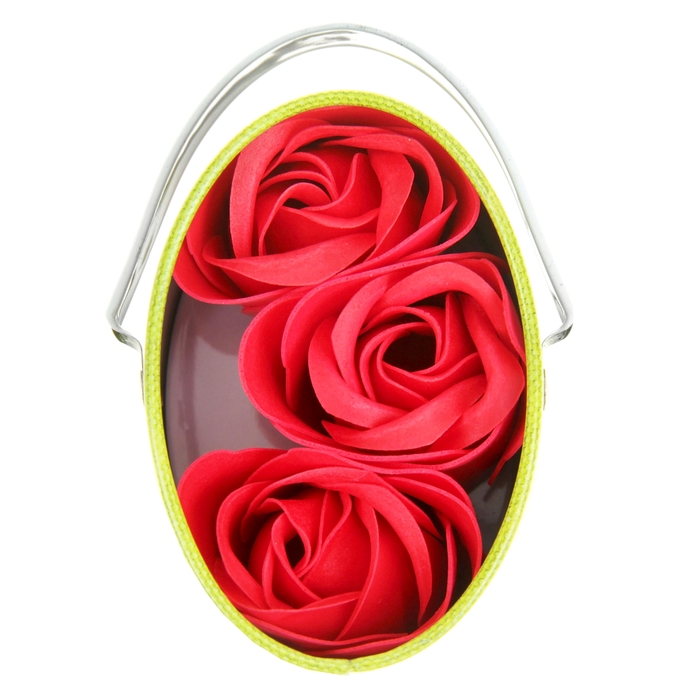 Мыльные лепестки в шкатулке-корзиночке "8 марта", 3 шт.