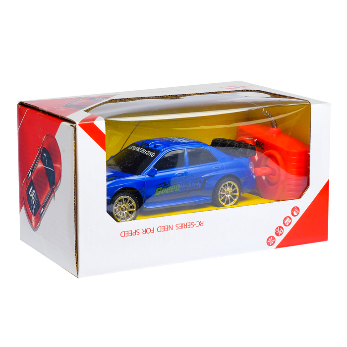 Машина радиоуправляемая "Быстрый гонщик", с аккумулятором, цвета МИКС