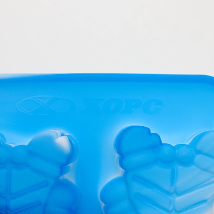 Форма для льда «Ракушки», цвет синий