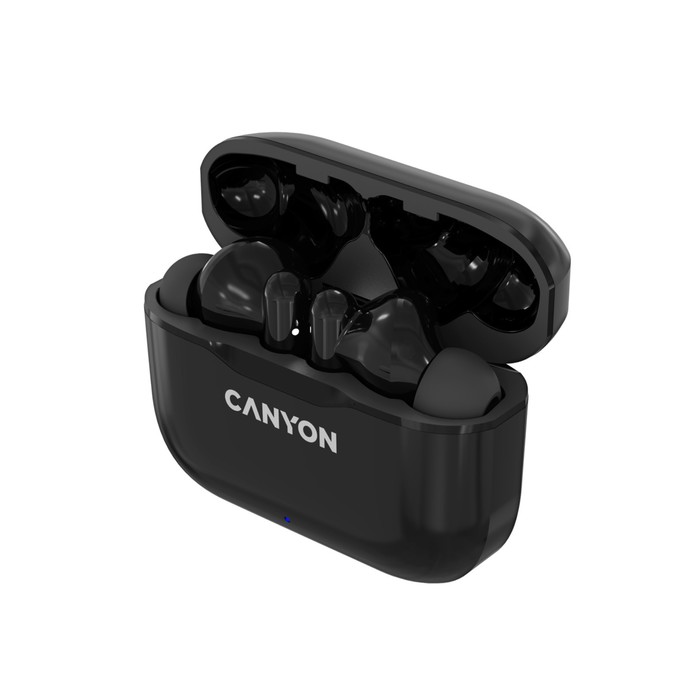 

Наушники Canyon TWS-3, вакуумные, микрофон, 40/300 мАч, handsfree, IP33, черные
