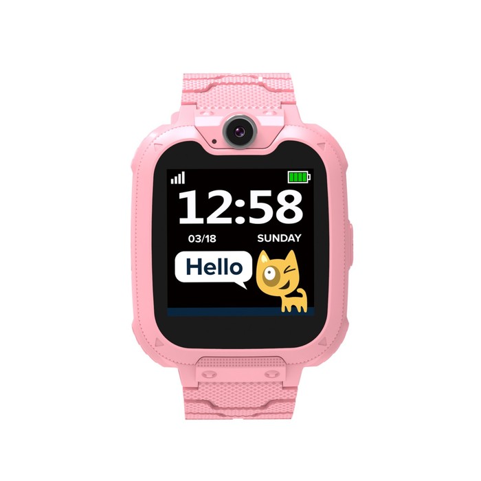 Детские смарт-часы Canyon KW-31, сенсорные, 2G, MP3 плеер, камера, игры, звонки, розовые