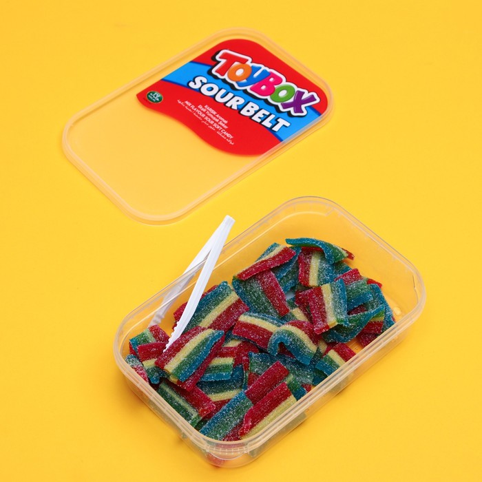 

Мармеладные ленты TOYBOX LICORICE кислые ремешки микс, 200 г
