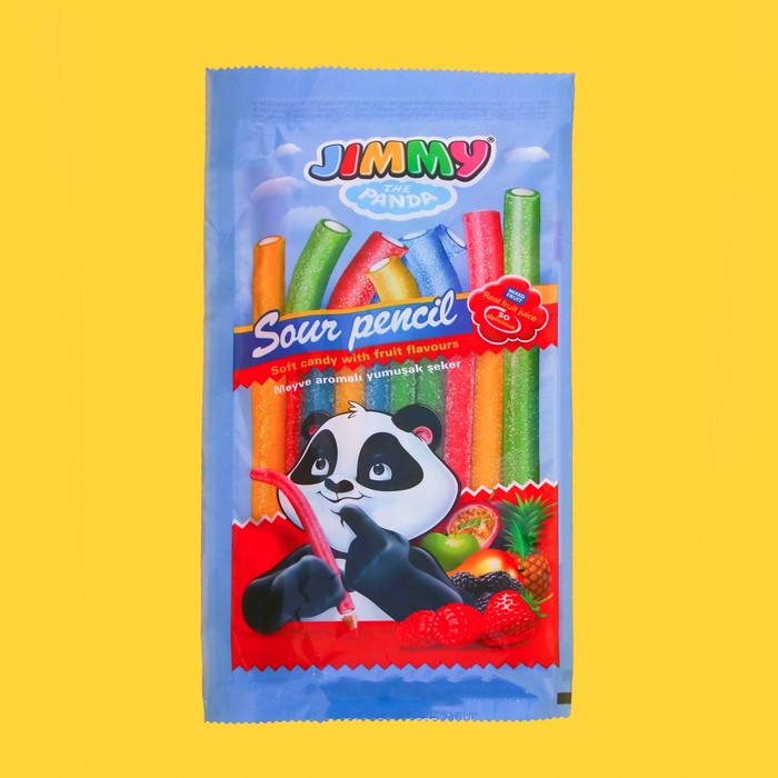 

Мармелад кислые карандаши Jimmy Sour Pencil ассорти, 75 г