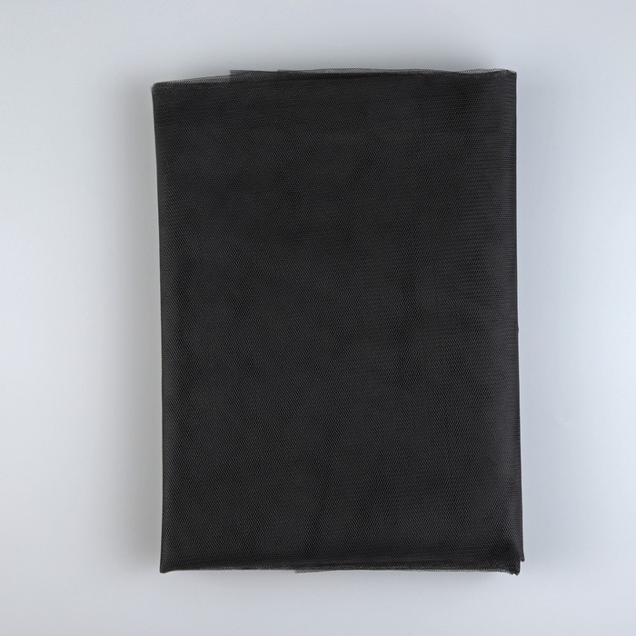 Сетка москитная с крепежом и ПВХ профилями для дверных проемов,1,5×2,1 м, в пакете, цвет чёрный