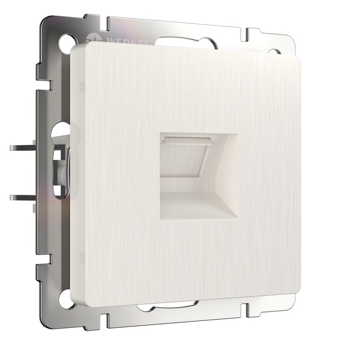 

Розетка W1181013, Ethernet, RJ-45, перламутровый рифленый