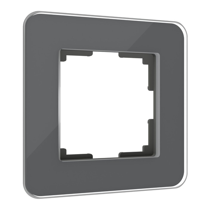 

Рамка W0012440, 1 розетка Elite, графит, стекло