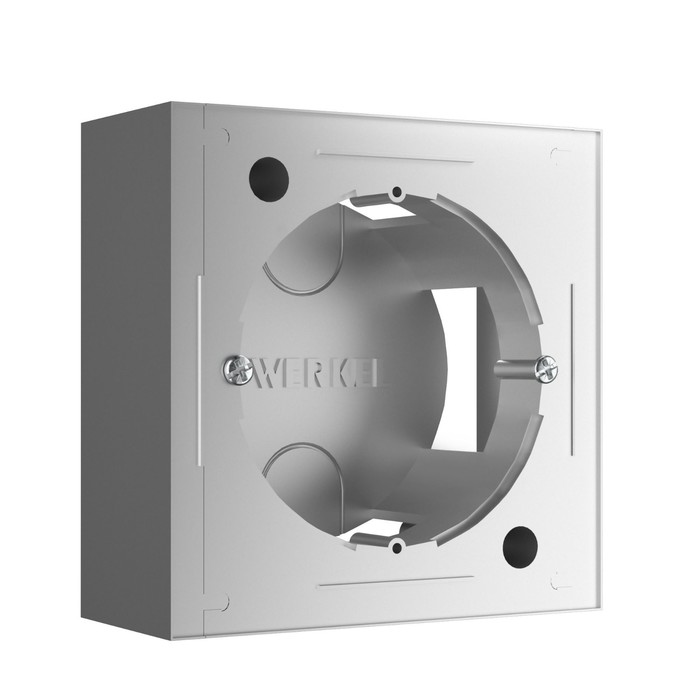 Коробка для накладного монтажа W8000006, серебряный