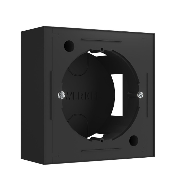Коробка для накладного монтажа W8000008, чёрный фото