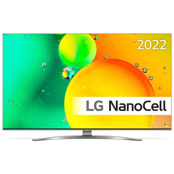 Телевизор LG 43NANO786QA, 43, 3840x2160, DVB-T2/C/S/S2, HDMI 3,USB 2, Smart TV, серебристый телевизор lg 43nano786qa 43 3840x2160 dvb t2 c s s2 hdmi 3 usb 2 smart tv серебристый