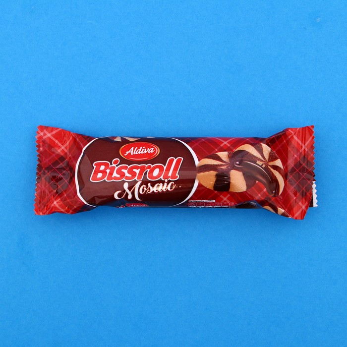 Печенье мозаика Bissroll Mosaic с шоколадным кремом, 42 г