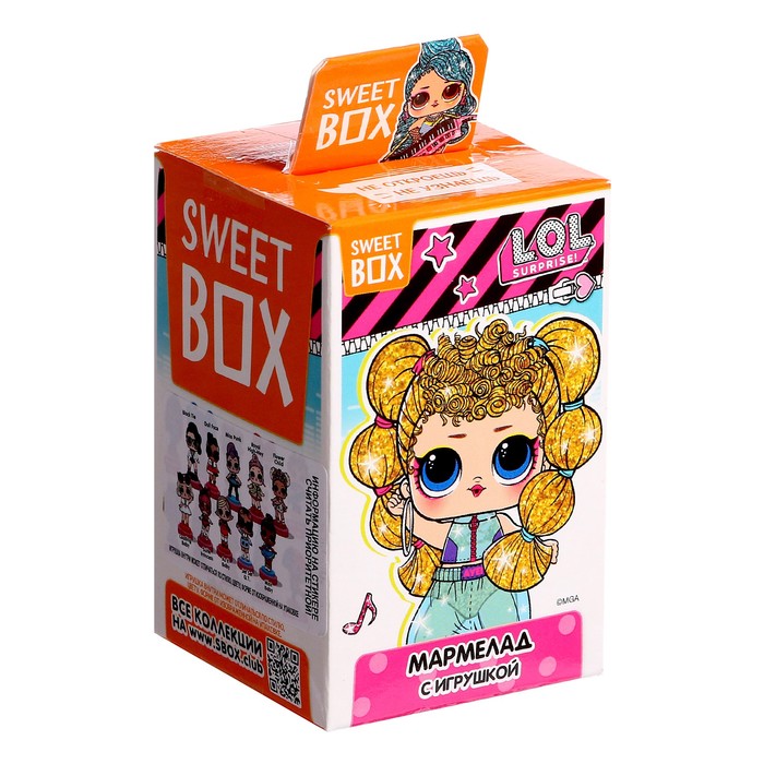 Игрушка Lol Sweet Box + Мармелад 10 г мармелад enchantimals sweet box с игрушкой 10 г