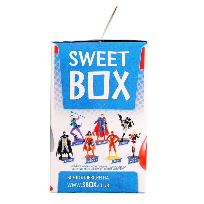 Игрушка Justice League + Мармелад Sweet Box 10 г