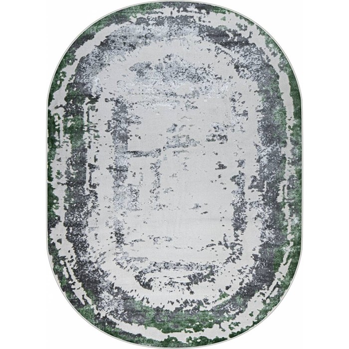 

Ковёр овальный Kleopatra 36897J, размер 200x400 см, цвет green fls/l.grey
