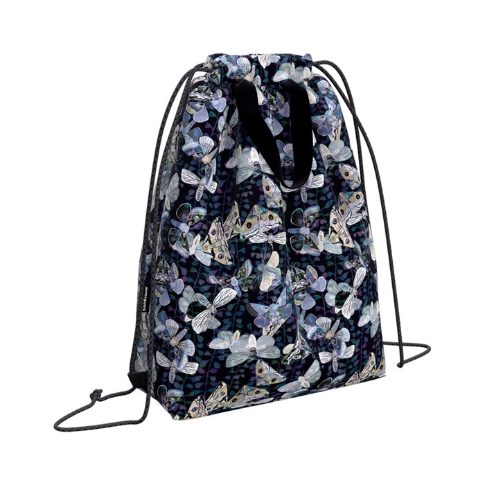 

Мешок для обуви 440 х 365 мм, Erich Krause, плотность 300D, со светоотражающей полосой, с ручками, Butterfly Garden