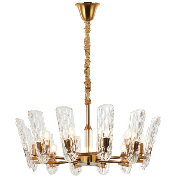 

Люстра подвесная Darling 12xE14 40Вт, размер 80x80x60-150 см, цвет бронза