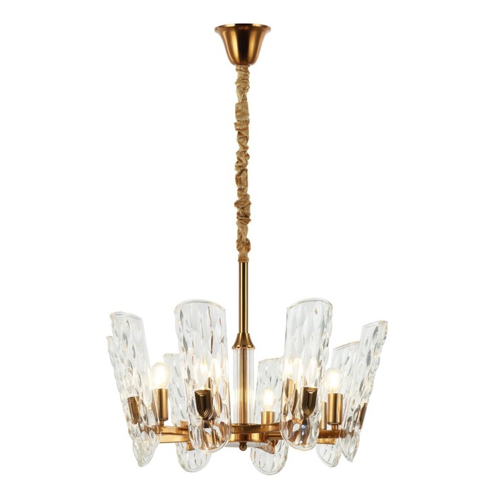

Люстра подвесная Darling 8xE14 40Вт, размер 60x60x58-150 см, цвет бронза