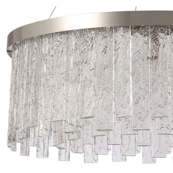 

Люстра подвесная Stilfort Frostyle 12xE14 40Вт, размер 80x80x40-110 см, цвет глянцевый никель