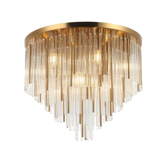 

Люстра потолочная Style rain 9xE14 40Вт, размер 60x60x48 см, цвет бронза